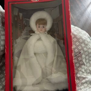 Holiday Porcelain Doll